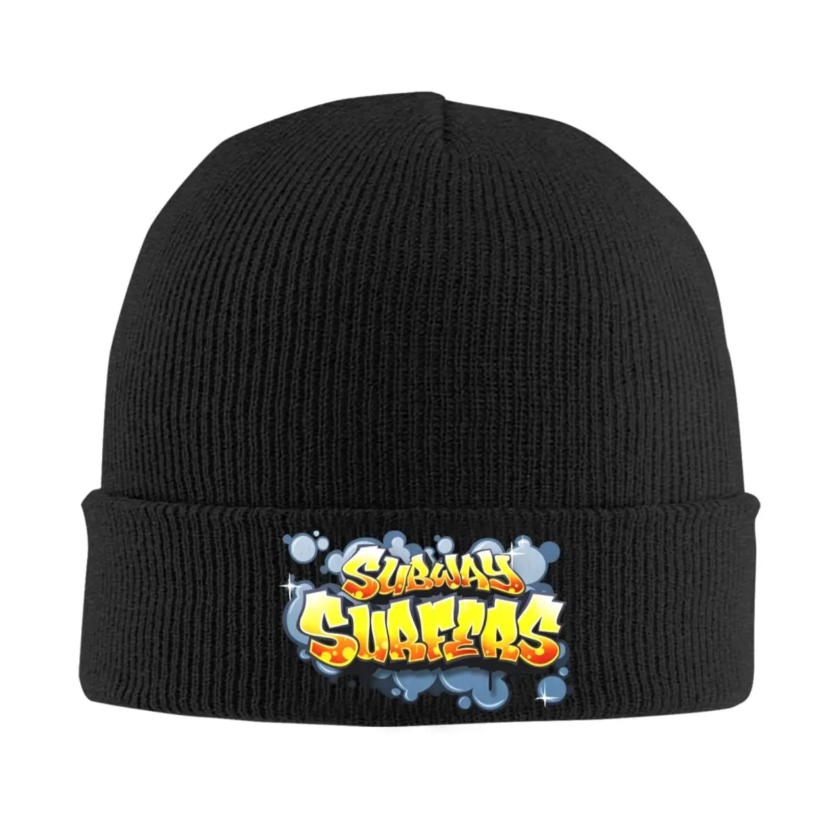 Subway Surfers Beanie Hats Video Game Knit Hat Outdoor Sport