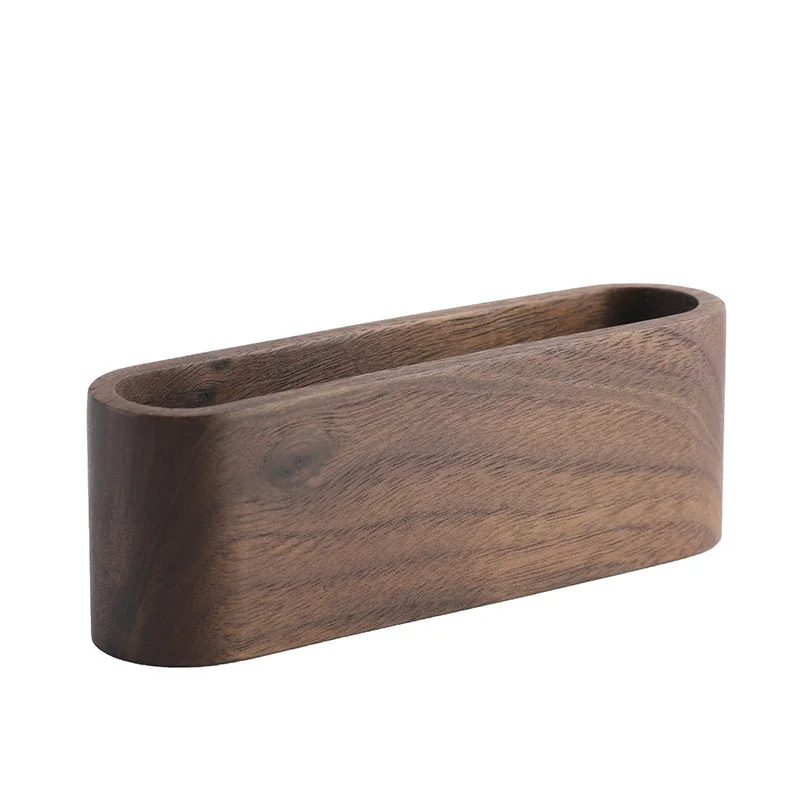 1Pcs Wooden Business Card Holders Note Holder Display Device Card Stand Holder Office Supplies Stationery Accessorie