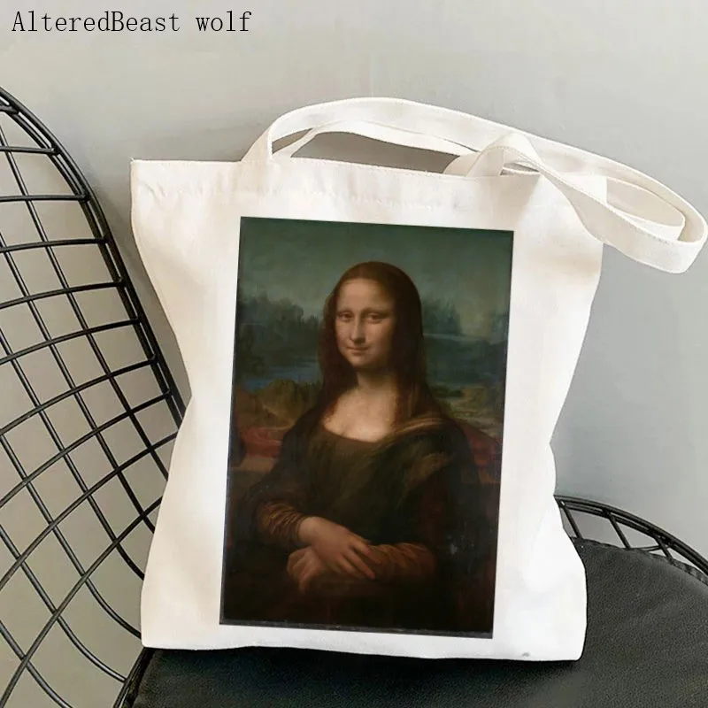 Women Canvas Shoulder bag Manatee Yin And Yang Dugong Shopping Bag Students Books Bag Harajuku Shopping Handbags Tote For Girls