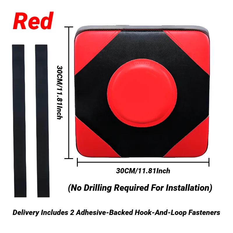 Adjustable Wall Punching Leather Pad Boxing Target Blocking Wall-Mounted Taekwondo Training Sandbags Fighting Gear Room Home Use boxing target boxing punching bag boxing pad punching bag