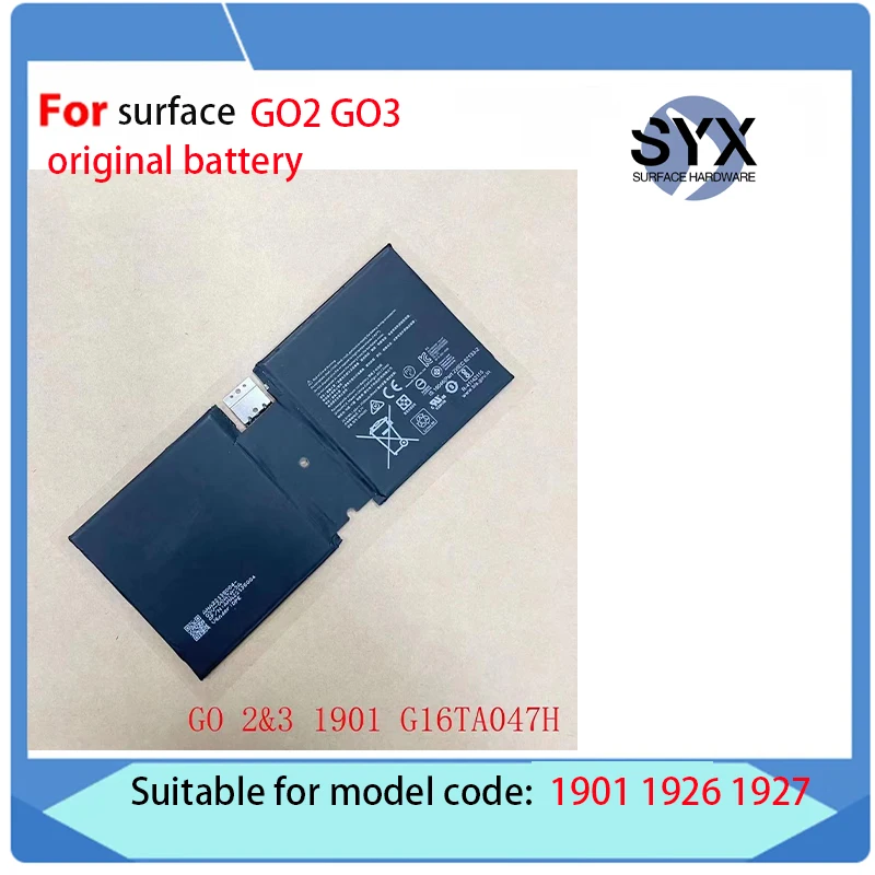 For Microsoft Surface GO 2 3 1901 DYNU01 G16TA047H flat battery original battery 1926 1927 laptop surface23 battery