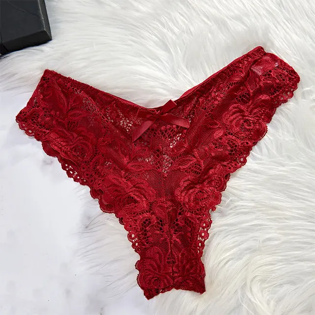 Set da 2 pezzi Set di lingerie sexy da donna Abito sottoveste a V profondo Perizoma Reggiseno erotico Set di slip Camicia da notte in pizzo Camicia da notte morbida trasparente 4