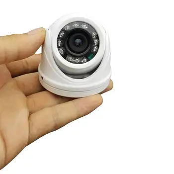 Uvusee CCTV 카메라, 960H 1200TVL HD 12LED IR-CUT 3.6mm 방수 아머 미니 돔 감시 보안 카메라