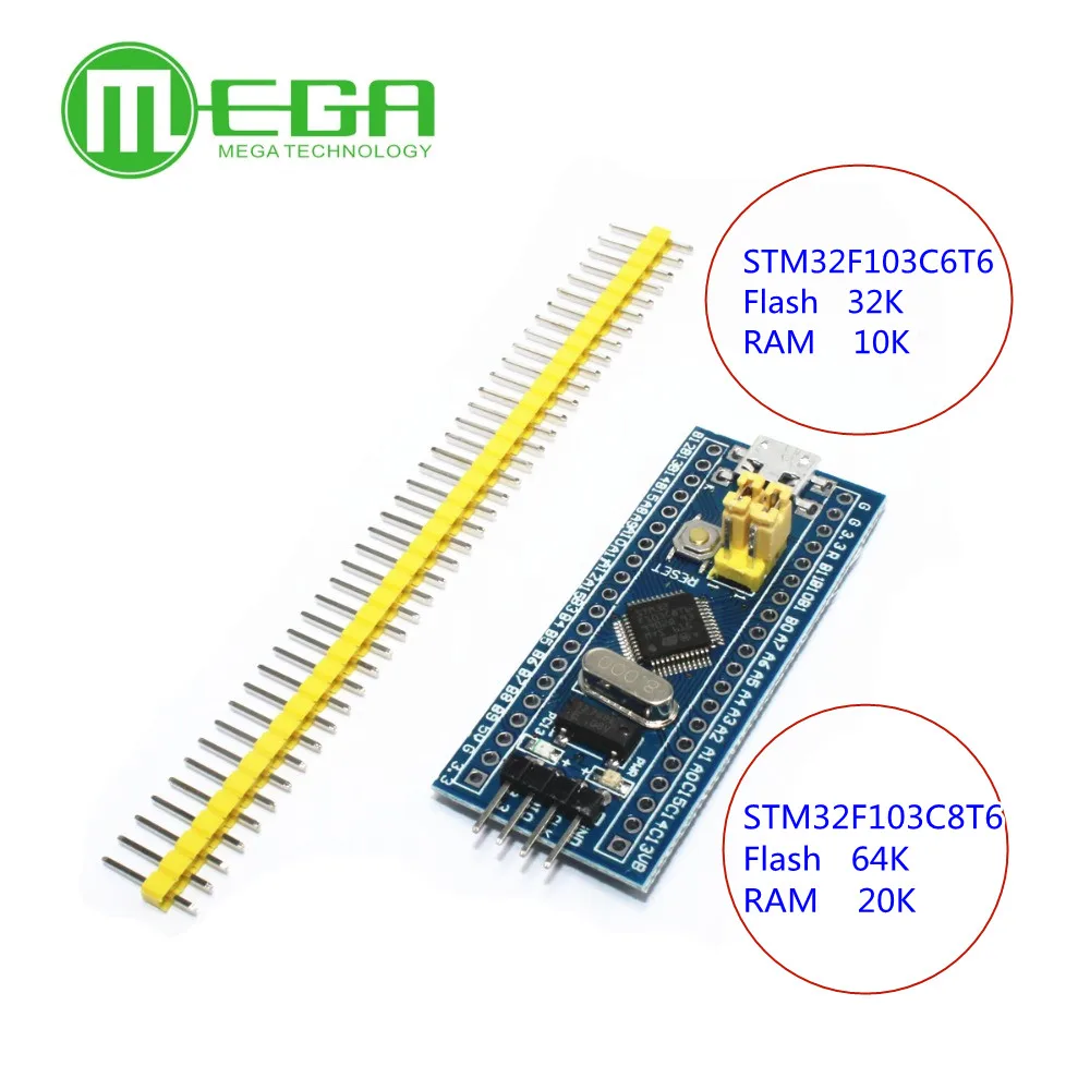 Минимальный Модуль платы разработки системы STM32F103C6T6 STM32F103C8T6 ARM STM32, тип с