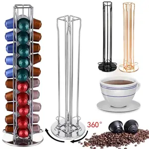 Organizador De Hierro Para Cápsulas De Café, Cajón De Almacenamiento,  Soporte, Estante Para Nespresso - Sets De Café Y Té - AliExpress