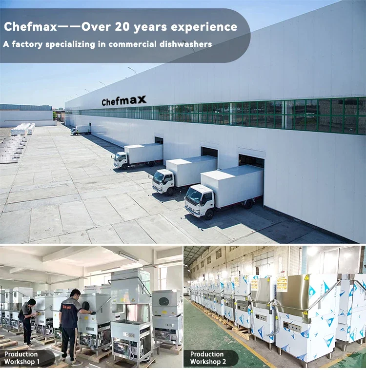 Big Freestanding Sanitizing Semi Automatic Uncovered Hood Type Commercial Washing Dish Dishwasher Machine For Restaurant 5