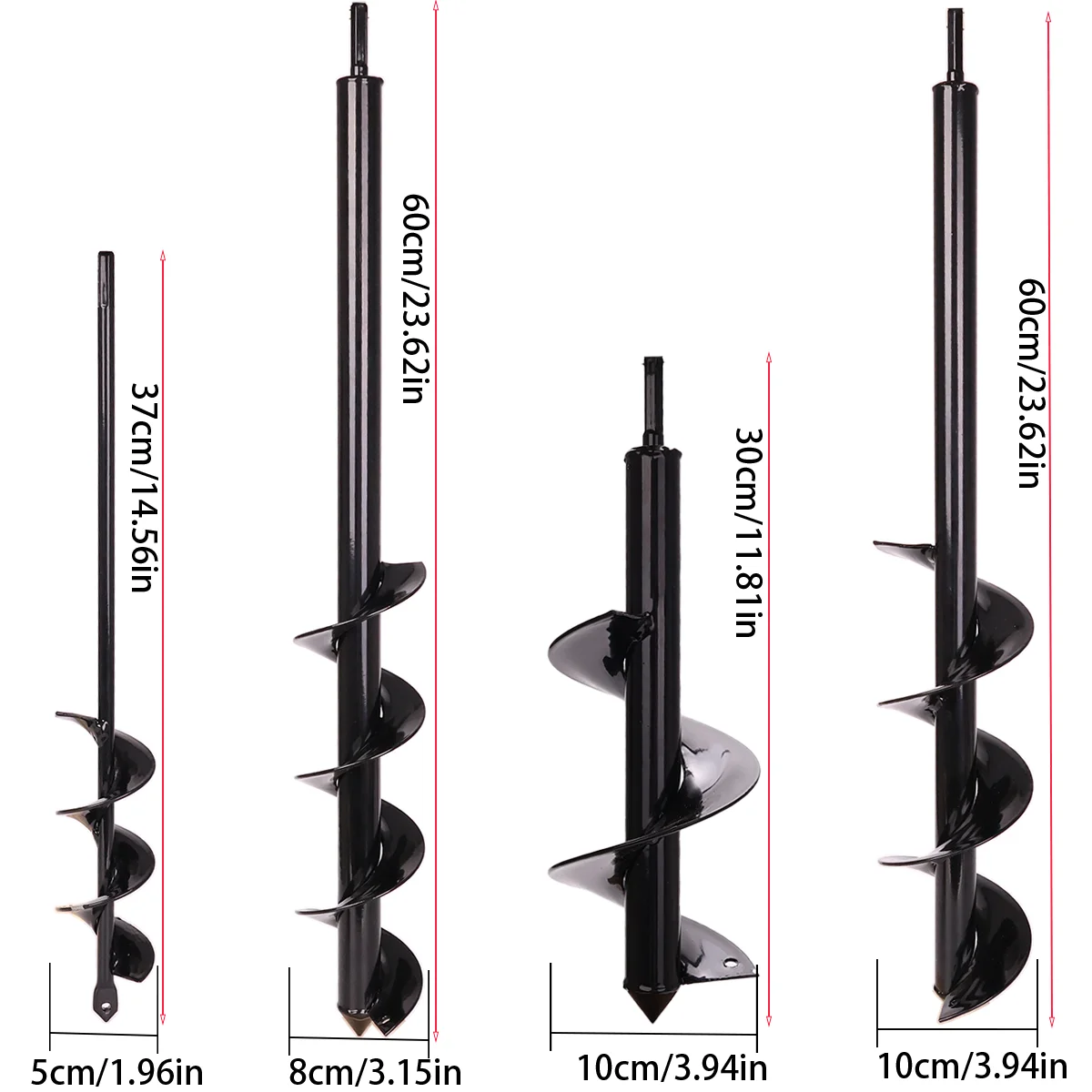 Spiral hole drill bit application