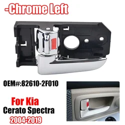 Enhanced Interior Door Handle Replacement for Kia Cerato - Front and Rear (Chrome Left)