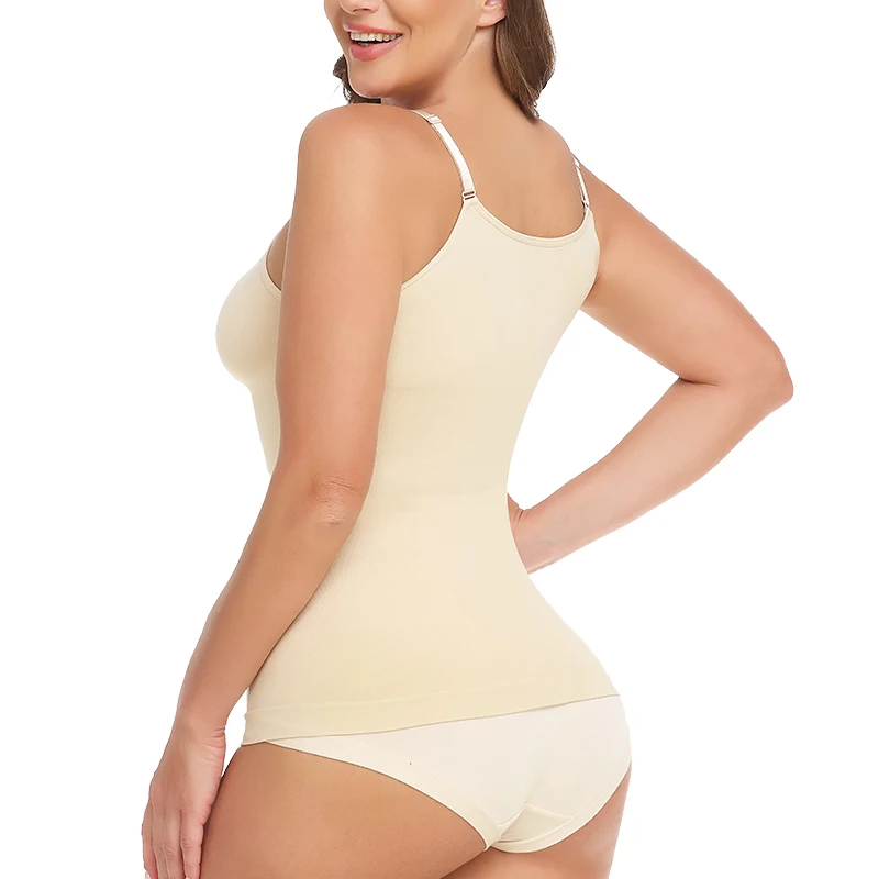 Camisole Shapewear for Plus Size Women Tummy Control Shapewear Shaping Tank Tops Slimming Body Shaper Compression Vest Underwear