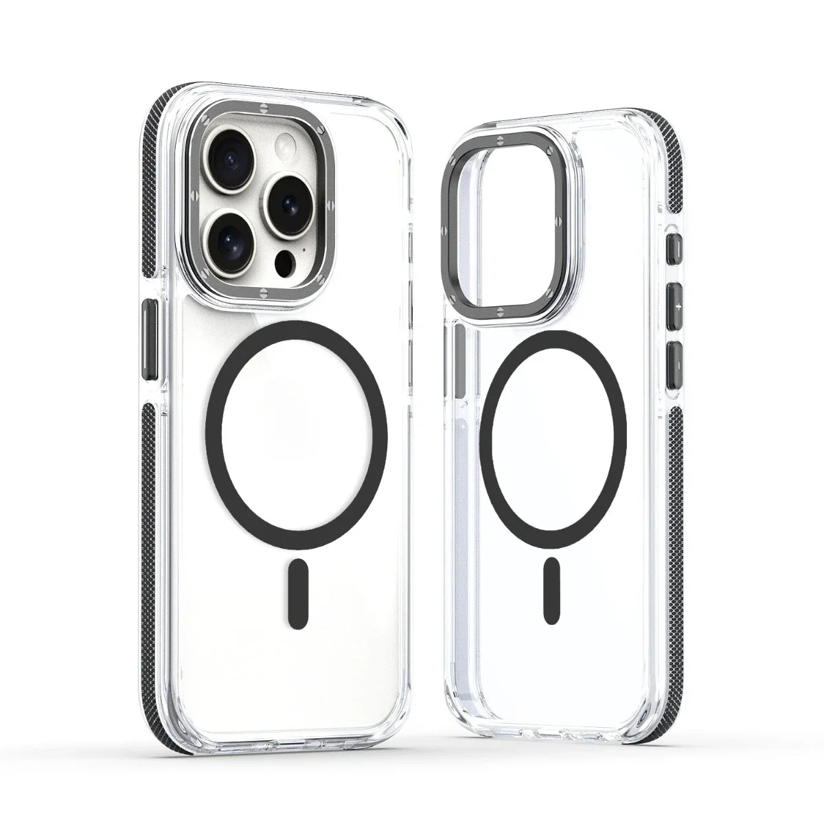 LuxuryMagsafeWirelessChargeShockproofClearPhoneCaseForiPhone15141312ProMax1415PlusMagneticTransparentCover-AliExpress202192403