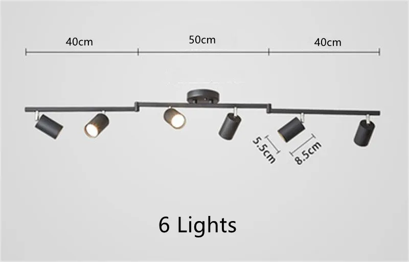 drop ceiling lights Modern Led Ceiling Lamp Lighting Angle adjustable Spotlights GU10 Spot Lights for Store Shop Showroom lighting 110v 220v led recessed ceiling lights Ceiling Lights