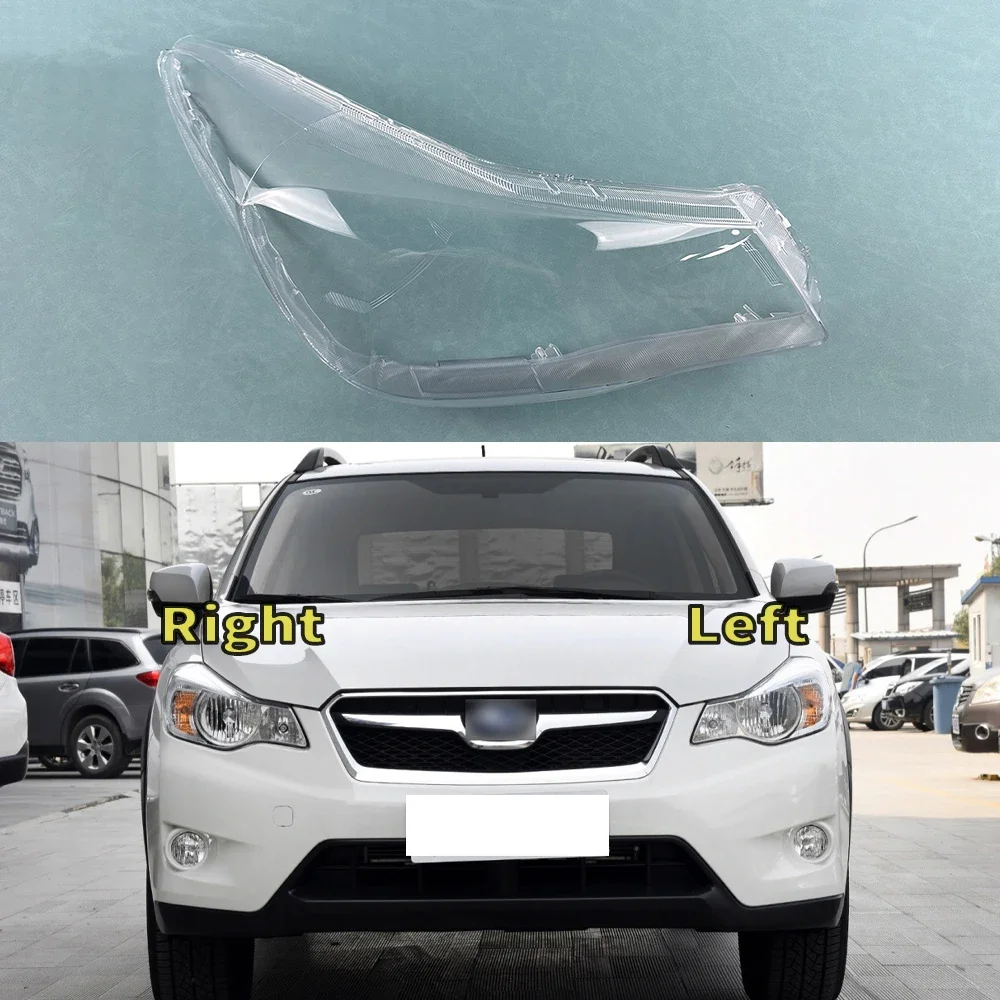 

For Subaru XV 2012 2013 2014 2015 2016 Headlight Transparent Shell Headlamp Cover Lens Plexiglass Replace The Original Lampshade
