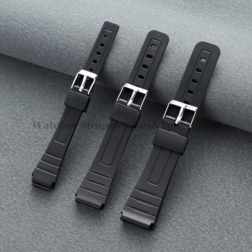 Versatile Silicone Watch Strap with PU Resin Design