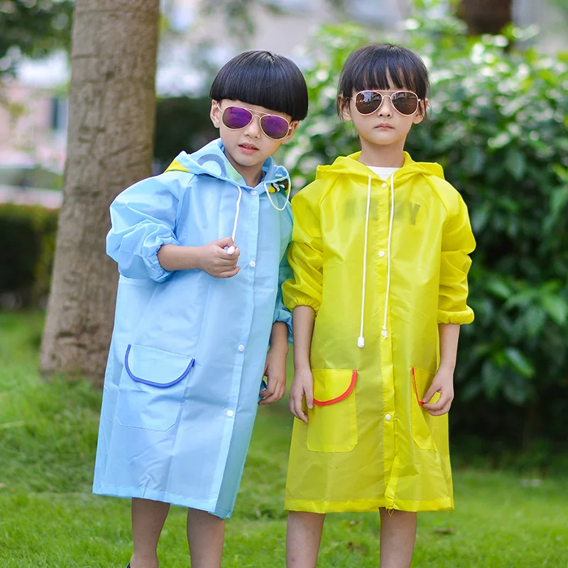 

Korean Cartoon Raincoat for Kids, Children's Rain Gear, Baby Poncho, Household Goods, Playground Songkran Festival Rainwear