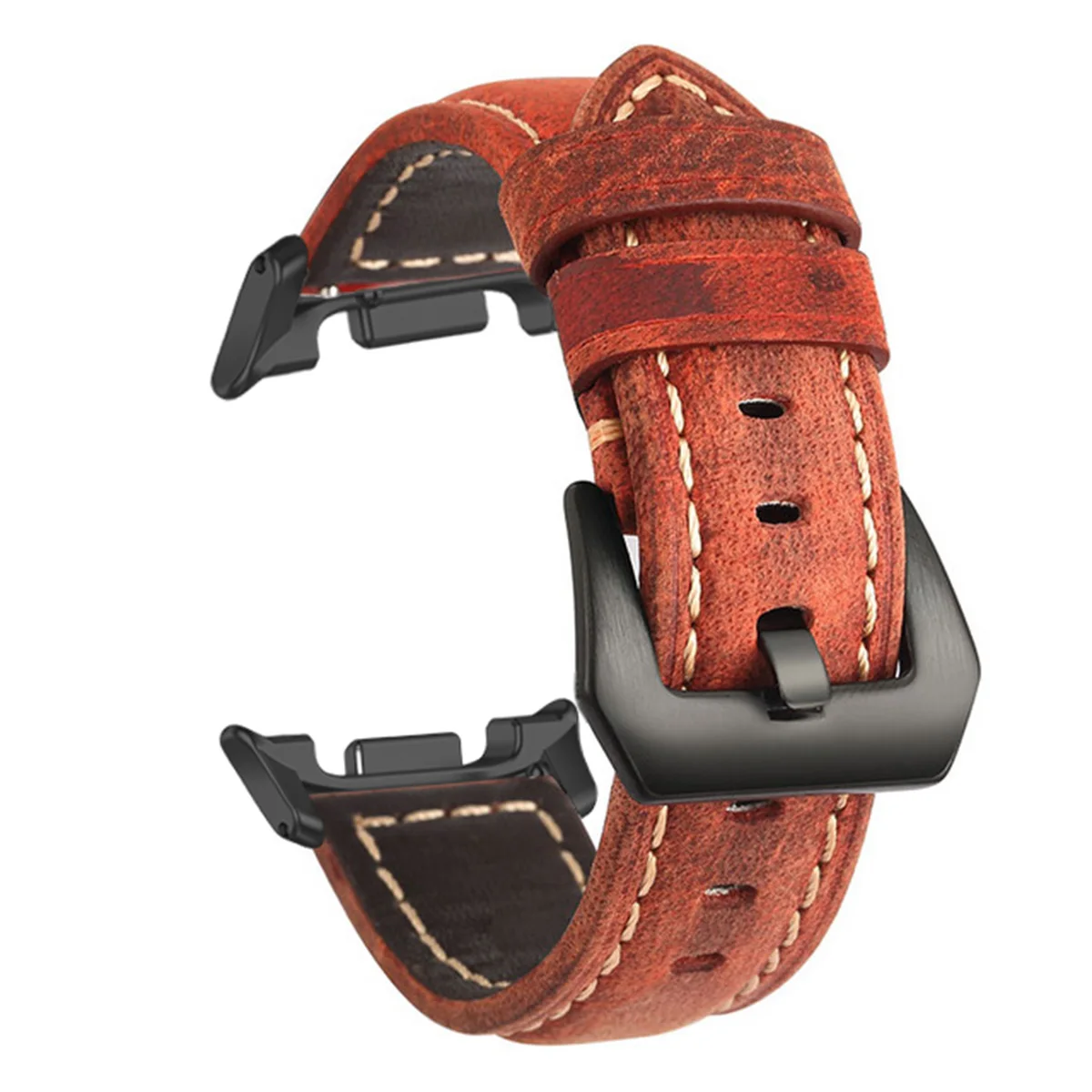 Premium Leather Wristband - No Gaps Design, Elegant Replacement Strap