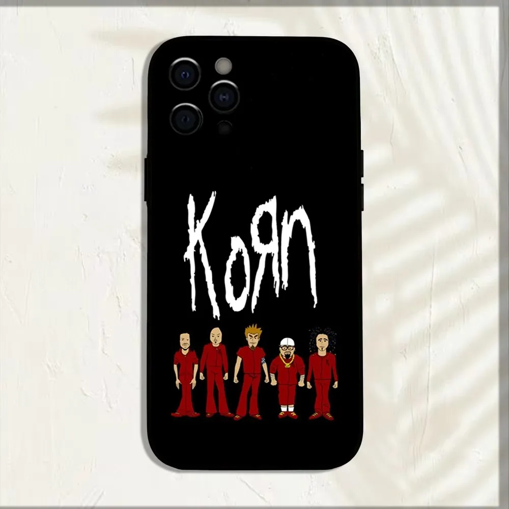 K-Korn Rock Band Soft Black Phone Case Cover
