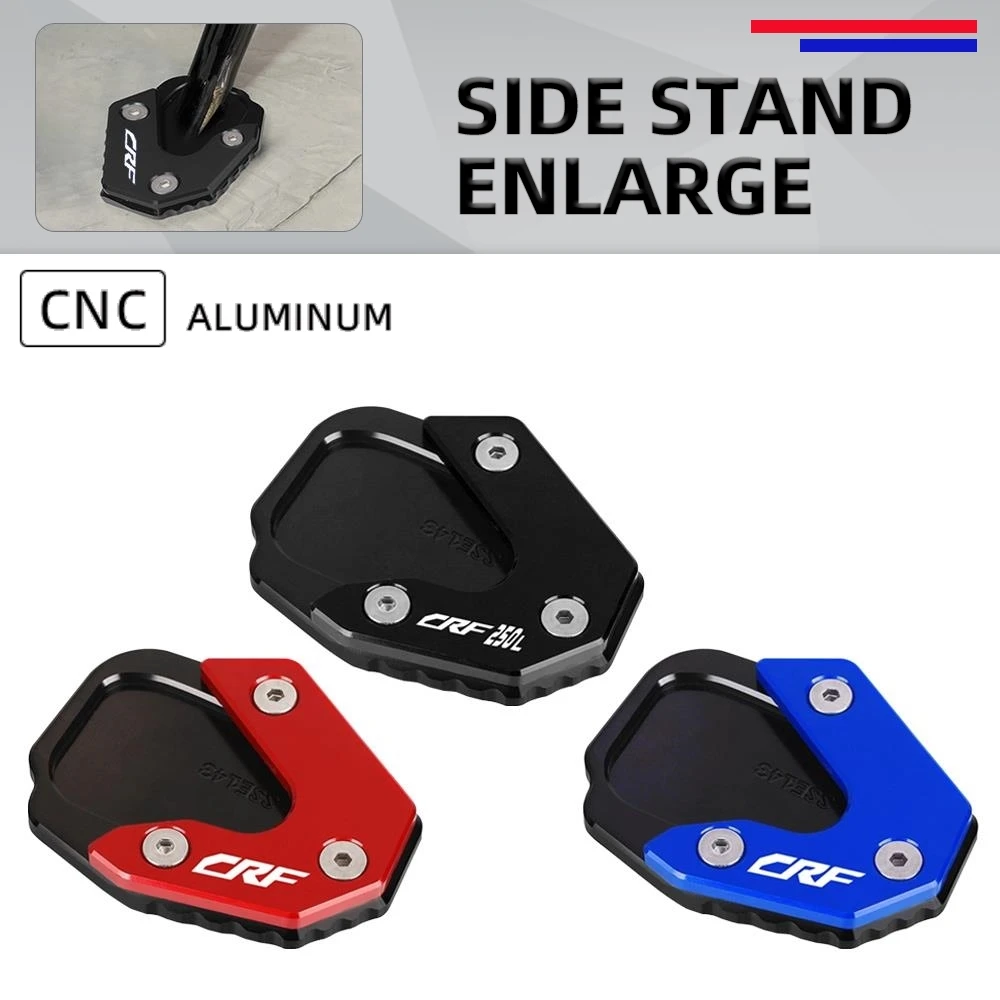 

For HONDA CRF250L CRF 250 RALLY CRF250 2013 2014 2015 2016 Motorcycle Kickstand Extension Pad Foot Side Stand Extension Plate