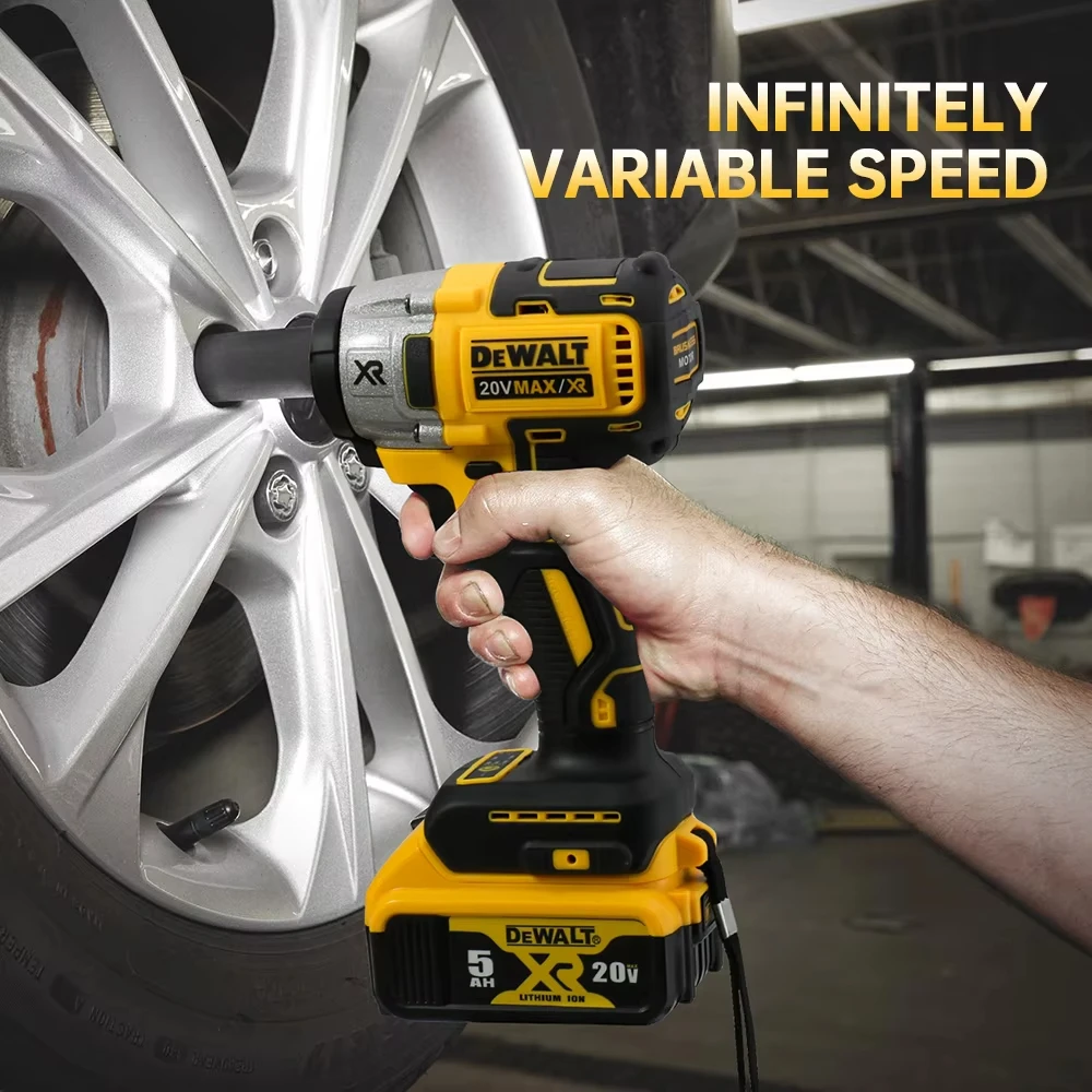 Dewalt DCF880 3300RPM Brushless Impact Wrench High Torque Cordless Electric Wrench Tire Repair Tool 20V Rechargeable Power Tools 3
