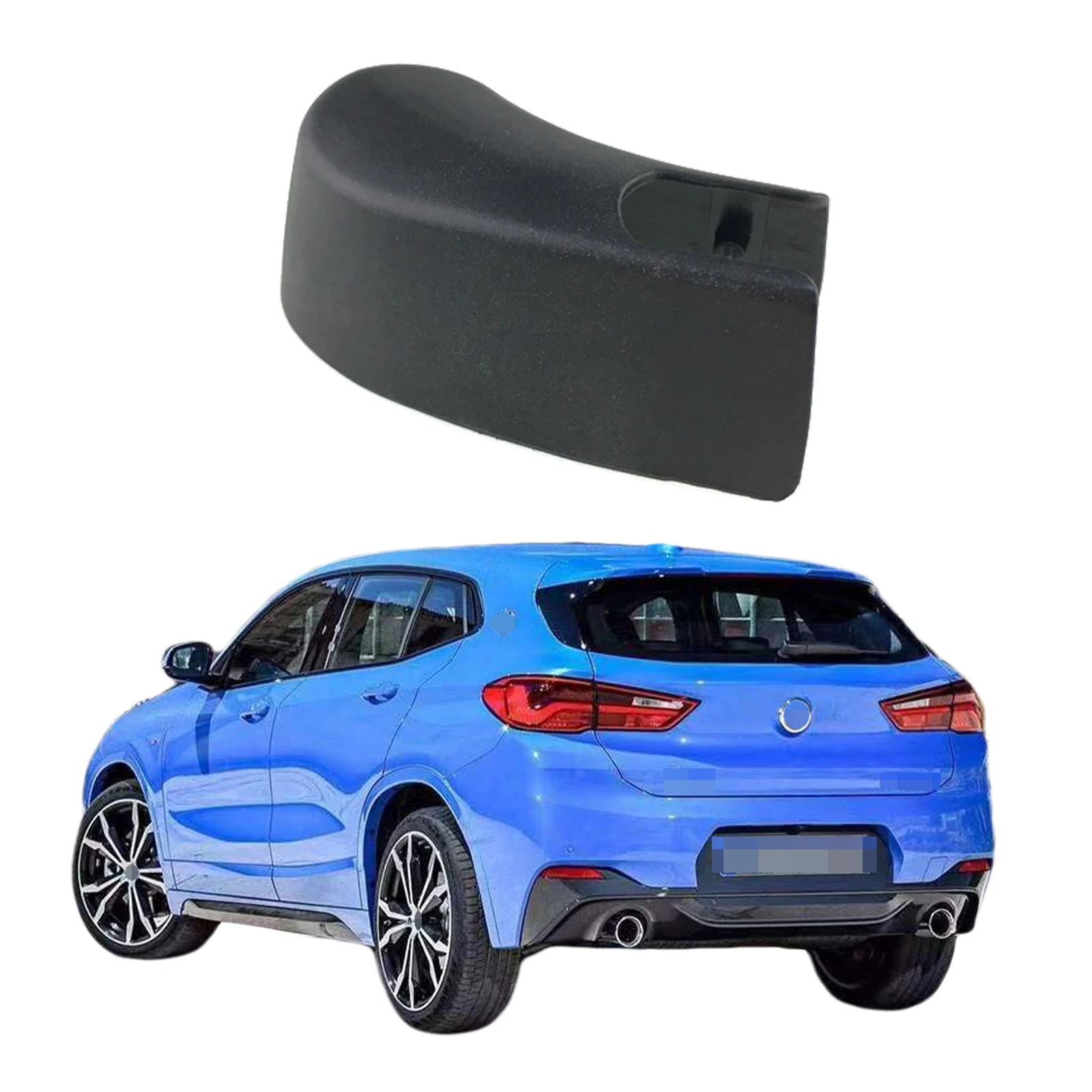 RearWindshieldWindscreenWasherWiperArmNutCoverCapForBMWX2