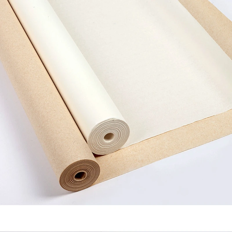 Carta Di Corteccia Cinese Per Calligrafia - Rotolo 35 Cm X 25 M, Per Pittura E Stampo Orientale