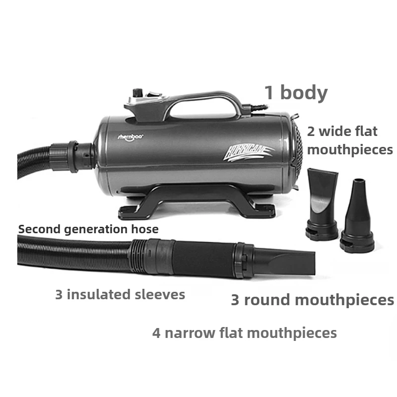 Pet Large Dog Hair Dryer High Power Bass Hair Grooming Dryer for Dogs Dual Motor Water Portable Pet Blower Dog Supplies