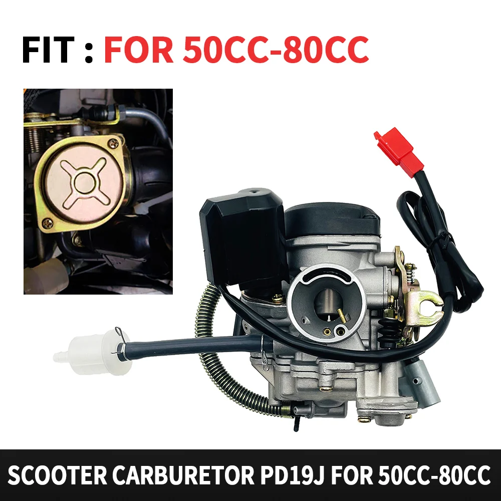 GY6 (150cc) Carburetor For 150cc 125cc,152QMJ 157QMI With Air Filter Intake Manifold 4 Stroke Electric Choke Motorcycle Scooter Carburetor In | Whizz Carburetors - Foto 9