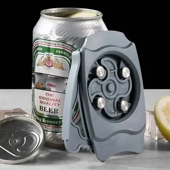 1 pz Apriscatole di birra portatile multifunzionale, Apriscatole per bottiglie di Coca-Cola tagliate con tappo in lattine, Apriscatole per bar per feste, Gadget per la casa 1