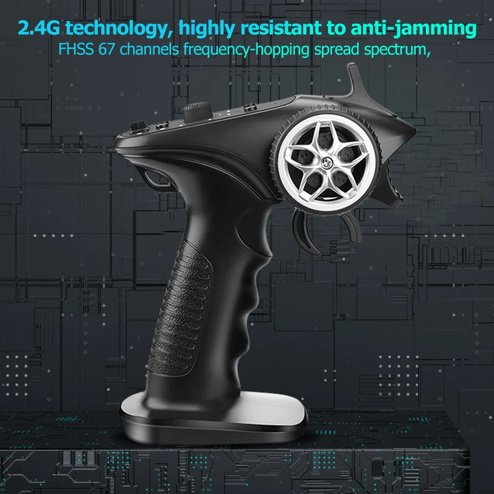 GA-4H-TX TX4 2.4GHz 4CH 라디오 시스템 송신기 컨트롤러 원격 제어/RC 자동차 보트 PK TG3 FS-GT3B 용 수신기