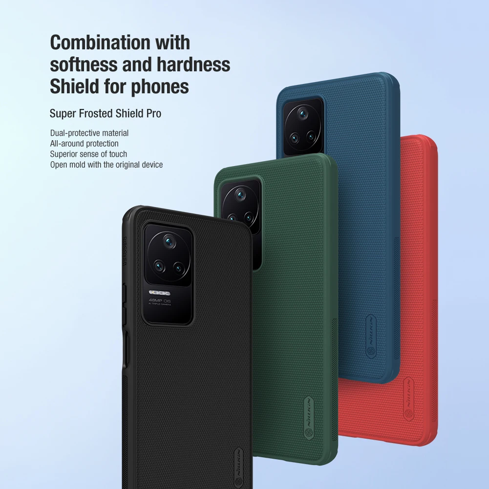 

Чехол для Xiaomi Redmi K50 Pro NILLKIN Super Frosted Shield Pro, защитный чехол для сотового телефона