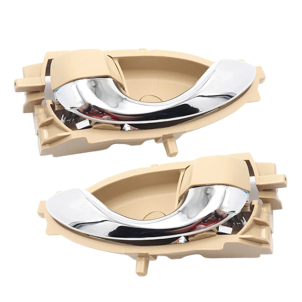 

1 Pair Beige Car Front Interior Door Handle Fit for Toyota Vios Yaris 2013-2022 69206-0D340-A0 TS196128 69205-0D340-A0 TS196129