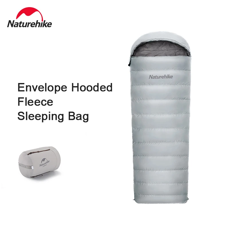 

Спальный мешок Naturehike 650FP, флисовый, хлопковый, с капюшоном, удобный, теплый, складной