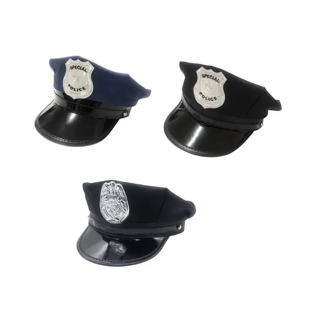 Générique Chapeau de policier pour - Casquette accessoire de costume