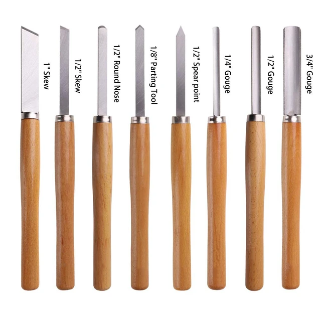 Tungsten Steel Stone Carving Sculpting Kit Engraving Hand Chisel Tool  Set8pcs