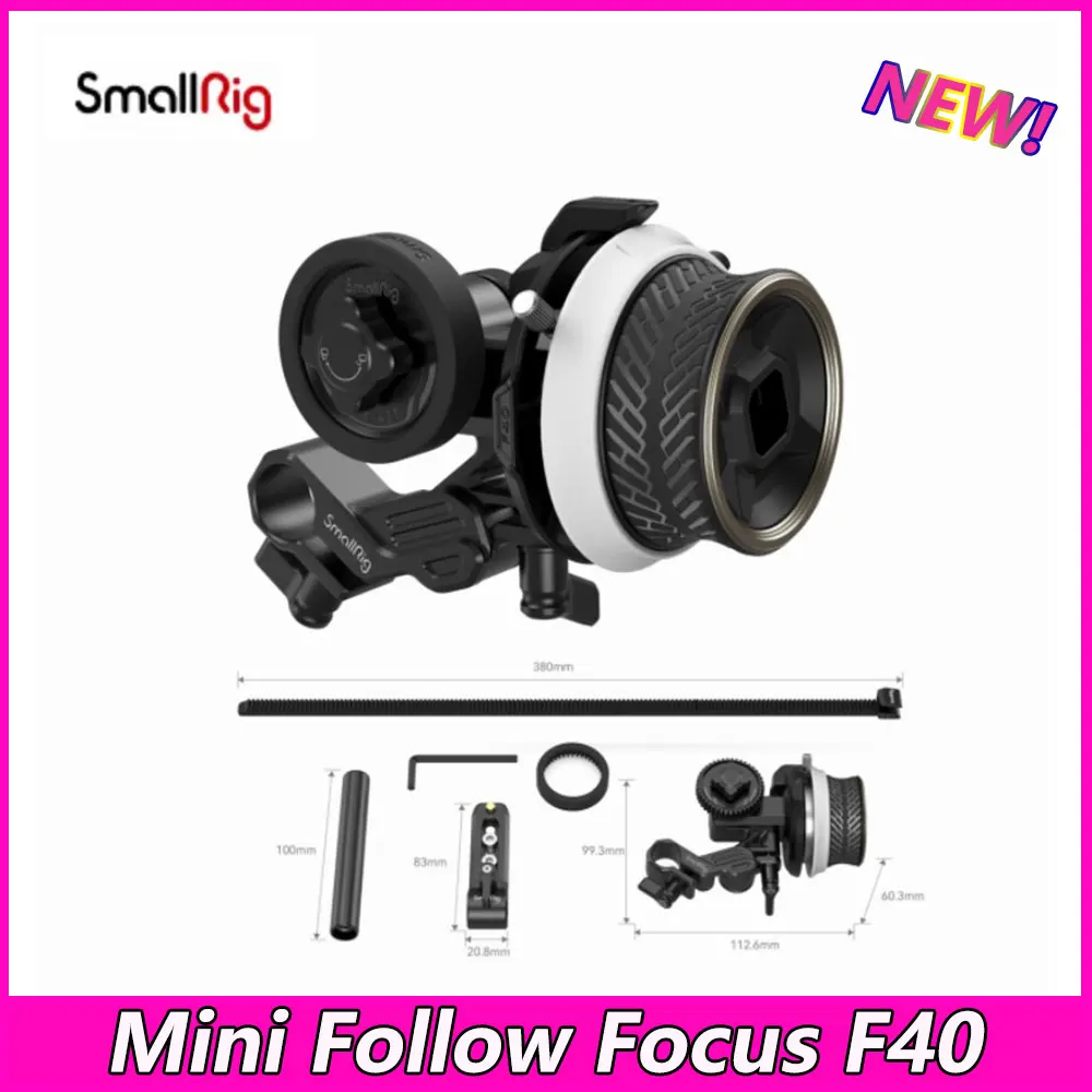 

SmallRig Mini Follow Focus F40 3010C Portable Mini Follow Focus Matte box quick focus Wireless Lens control For DSLR Camera