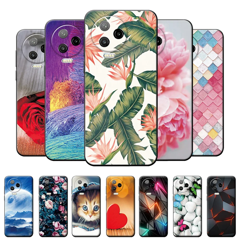 Per Infinix Note 12 Pro Custodia In Silicone Cute Leaf Cover Posteriore Per Infinix Note 12 Pro Custodie Per Telefono Per Infinix Note 12 Pro 4G 5G