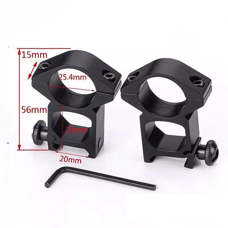 30mm/25.4mm Double Round Tube Card Holder Flashlight Clip Scope Mounting Ring Weaver Picatinny Rail Adapter Hunting Bracket 2PCS rifle scope mount rifle scope mount ring flashlight scope mount weapon flashlight mount