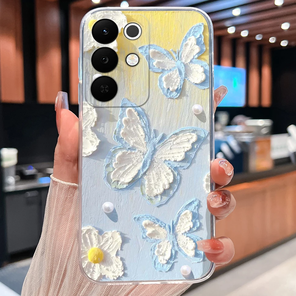 Colorful Patterned Clear Soft Silicone Phone Cover - Lightweight and Stylish Case