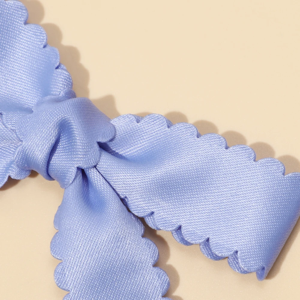 Baby Accessories For Newborn Toddler Kids Baby Girl Boy Hairclip Solid Ribbon Bow Hair Clips Exquisite Handmade Hair Accessories 4