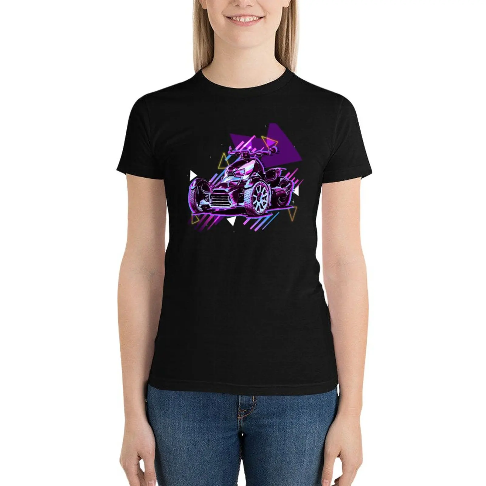 

Ryker Retro 80s T-Shirt tees funny korean Women's clothes