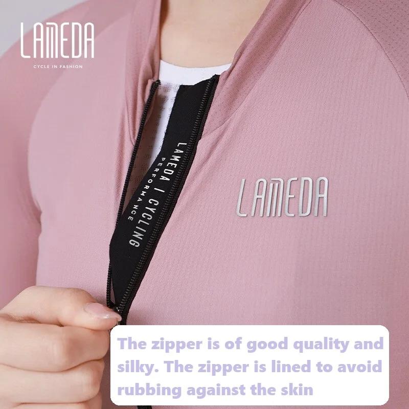Lameda Women's Long Sleeve Cycling Jersey Professional Sport Bicycle Clothing For Spring Autumn Mtb Road Bike Tight Fit Top