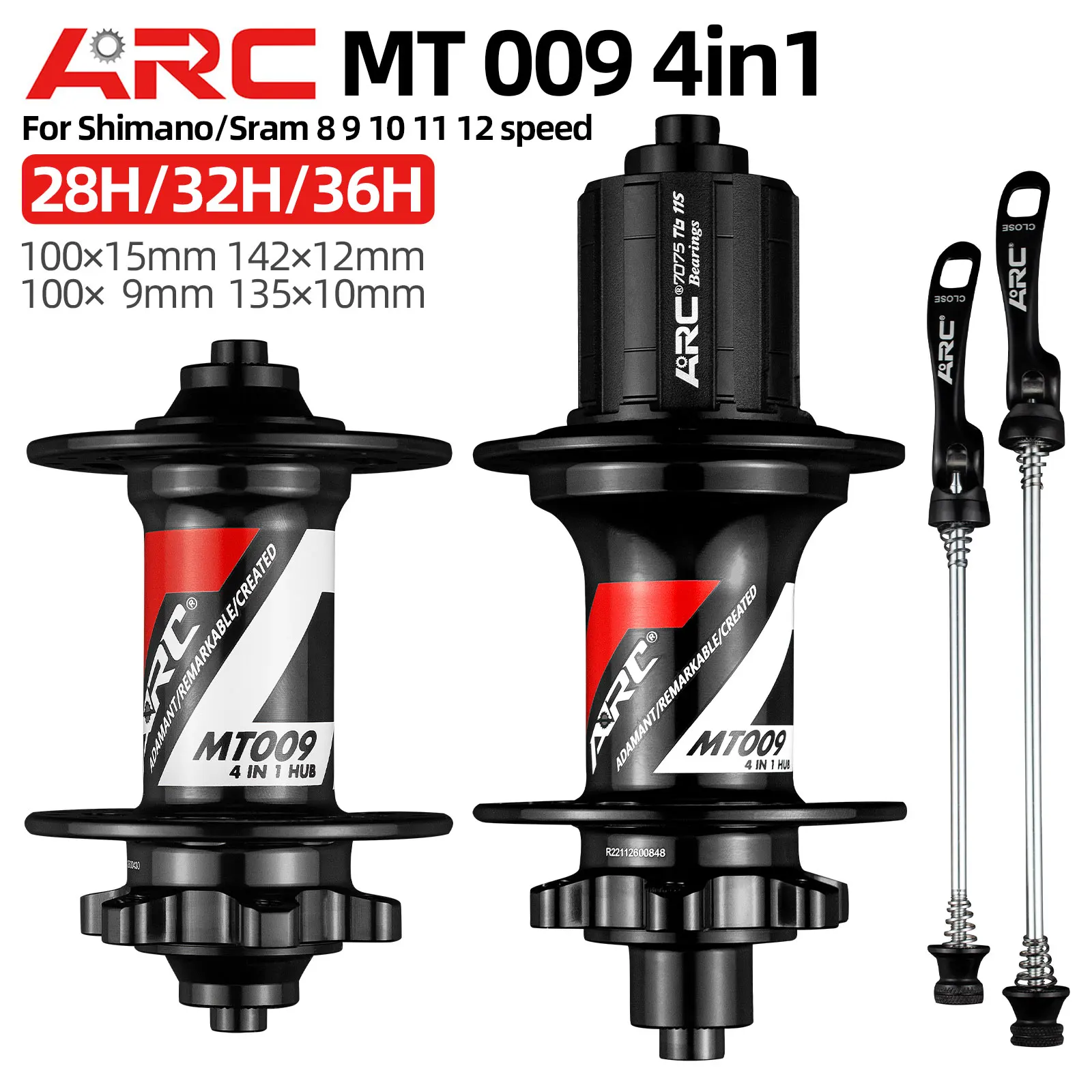 

Горный велосипед ARC MTB Hub 6 Pawl 114 щелчка 32 отверстия NBK герметичные подшипники HG MicroSpline XD 8 9 10 11 12 Speed QR THRU Hub Part