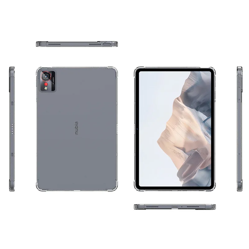 Slim  Clear TPU Back Cover with Airbag Shockproof Protection