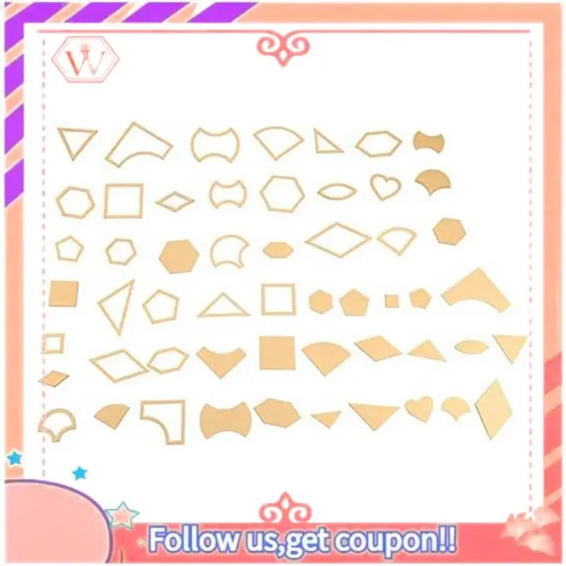 Acrylic Stencil Template Quilted Clear Template Handmade Mixed Quilt Templates Patchwork Quilter