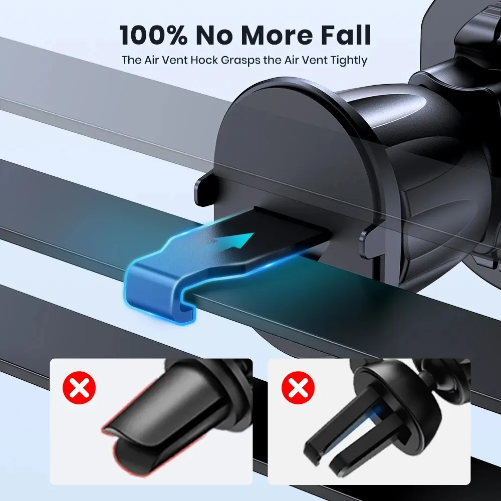 Phone Car Holder TOPK Magnetic Upgraded N52 Super Strong for Car Air Vent Compatible with All Phones