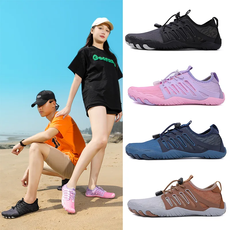 

Summer Unisex Aque Hiking Shoes Wading Quick Dry Water Swimming Beach Diving Surfing Yoga Sports Sneakers Men Fintess Slip-On