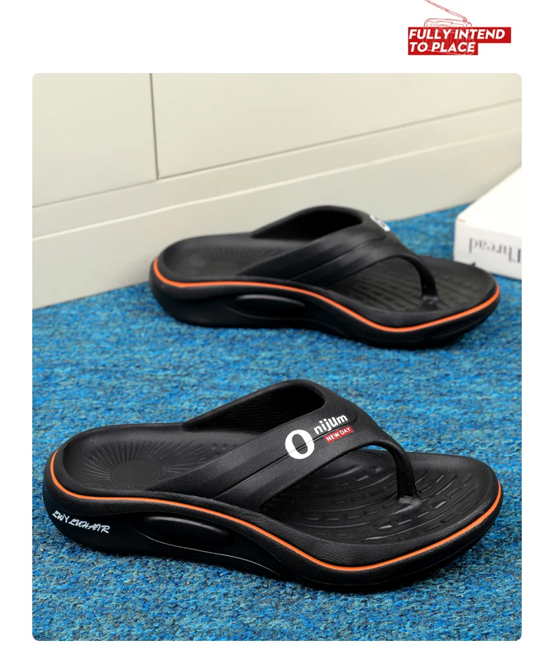 شباشب رجالية صيفية غير قابلة للانزلاق من مادة EVA صنادل منزلية خفيفة الوزن شرائح ناعمة عالية الجودة موضة حمام الشاطئ في الهواء الطلق