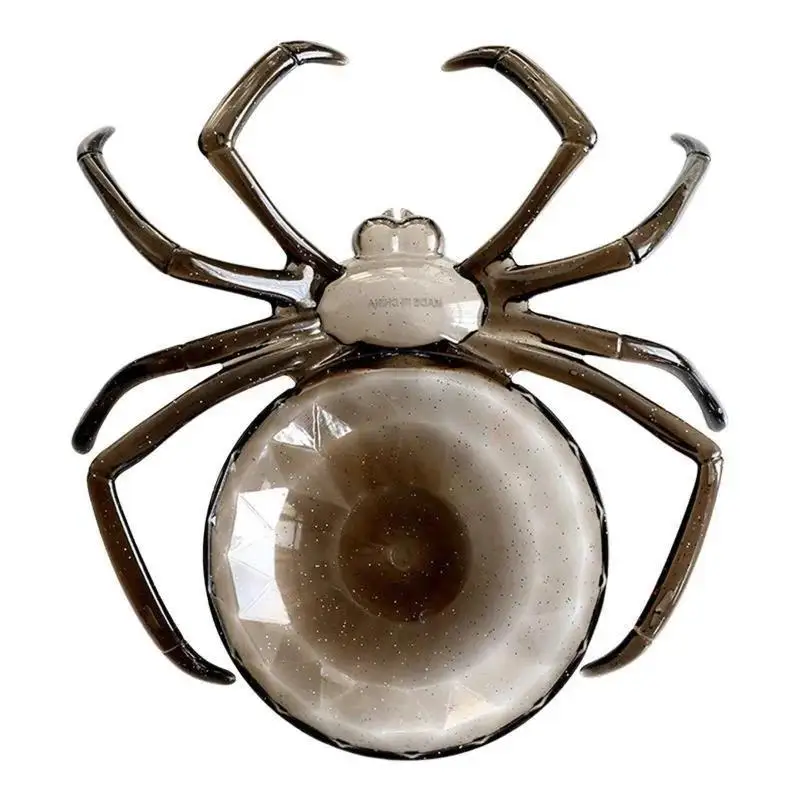 Colorful Spider Shaped Fruit Tray Halloween Spider Candy Cookie Storage Tray Bar Festival Halloween Decoration Candy Bowl