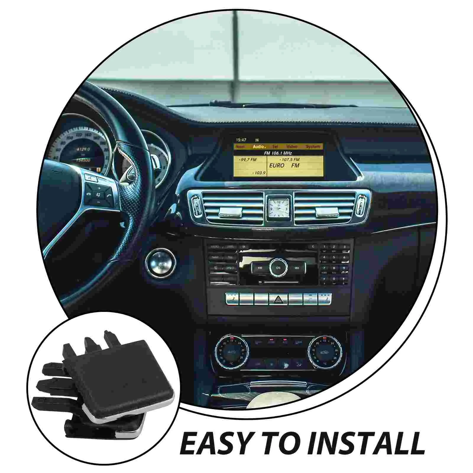 2 Pcs Label Car Air Outlet Vent Tab Clip Tongue Clips Tabs Interior Accessory Plastic Auto Conditioning car air outlet clip