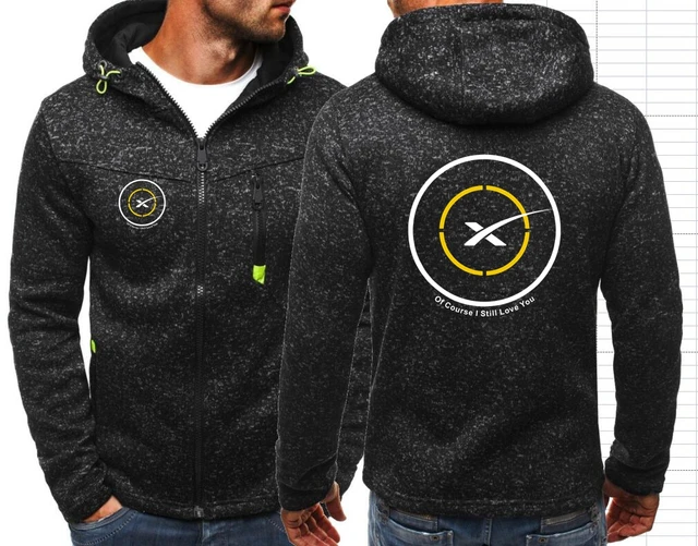 Sudadera con capucha de Space X Car para hombre, chaquetas con capucha de Jacquard, envío de Dron, primera etapa, aterrizaje de Nasas, coches SpaceX 1
