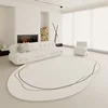 Carpet for Living Room Non-slip Soft Bedroom Floor Mat Black White Modern Abstract Line Rug Large Size Home Decoration Rugs 양탄자 1